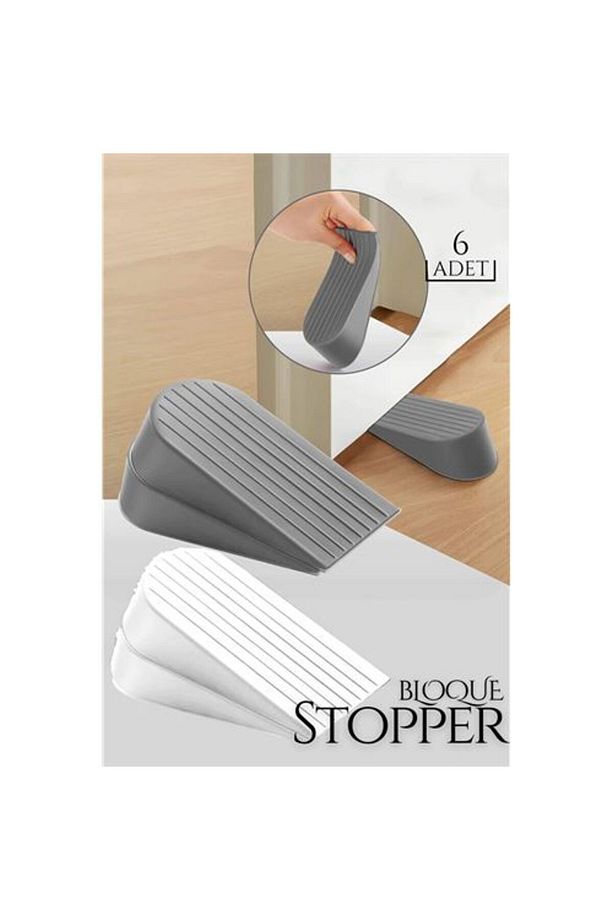 6 lı Set Kauçuk Kapı Stopperi Bloque Design - 4