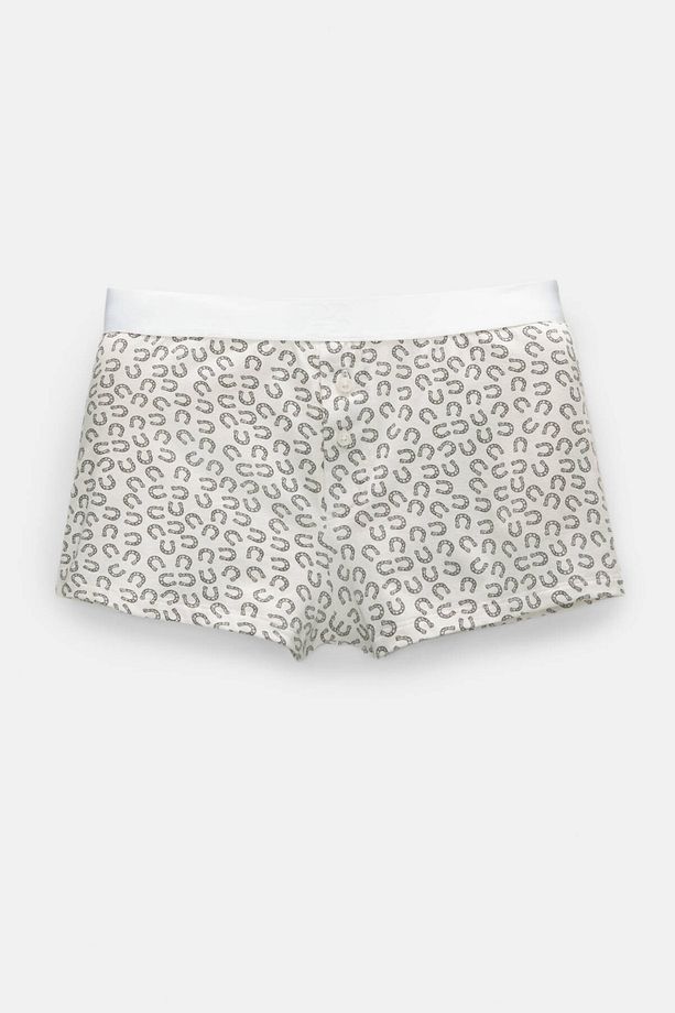 Nal desenli boxer şort - 4