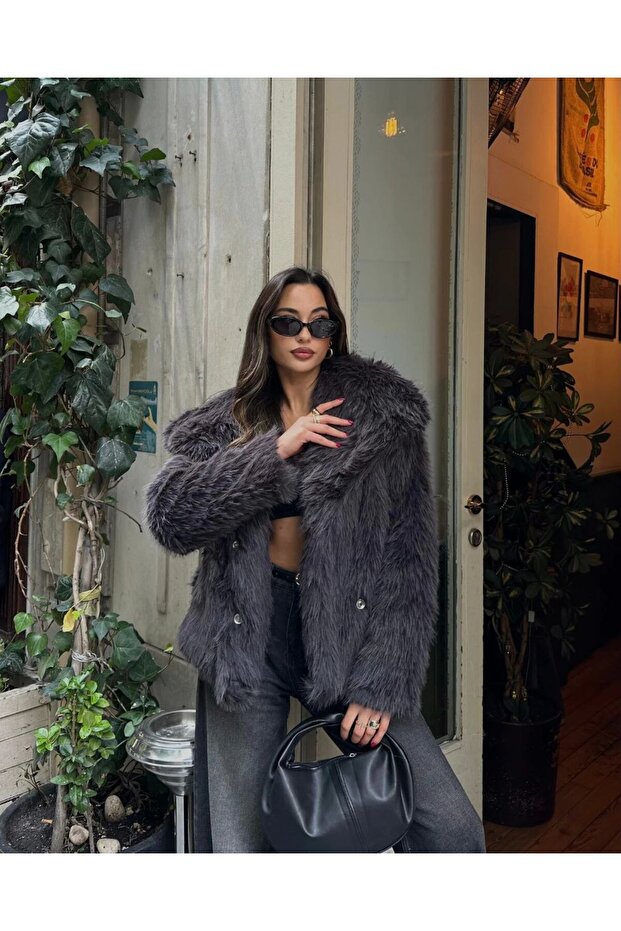 Imported Premium Lined Feather Coat - 1