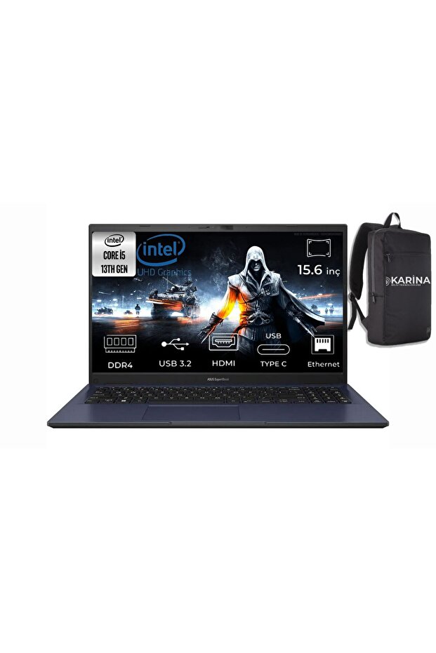 B1502CVA-I58512B1D-13 Intel I5-1335U 32GB DDR4 512GB SSD 15.6"FullHD Windows 11 Pro - 1