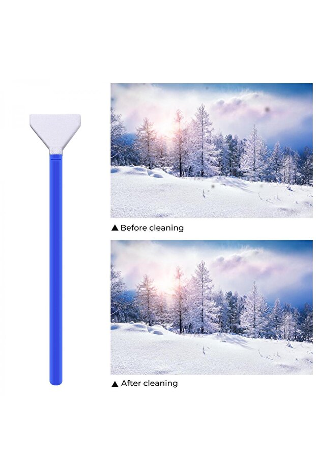 Sensör Temizleme çubuğu - 10 lu Paket ( Full Frame  ) Uzun saplı - 5