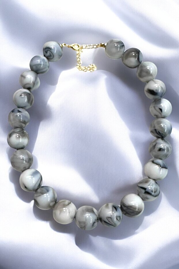 BASİC AKRİLİK TOP KOLYE - 2