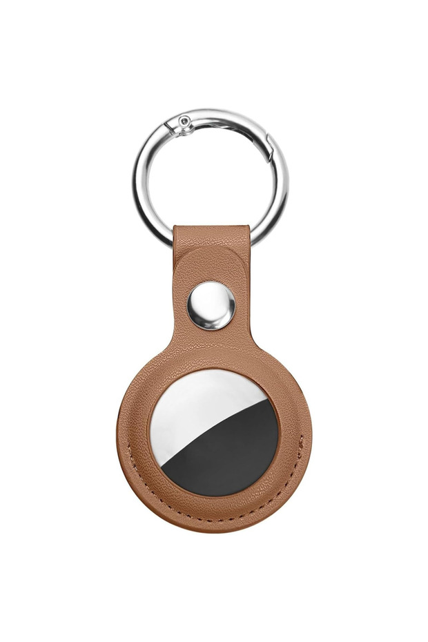 Pu Leather Anti-Scratch Protection with Keychain and Compatible for Pet Collar