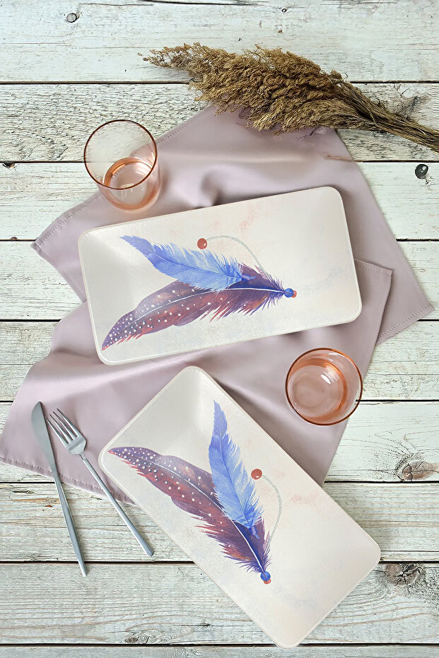 Patterned 33X17Cm Boat Plate - 1