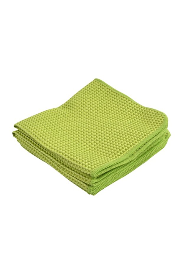 3-Piece Quick Drying Microfiber Waffle Kitchen Towel Set - 3