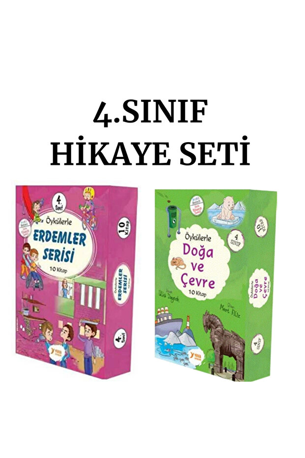 4. Classroom Nature and Environment - Erdemler serisi (Set of 10 Books)