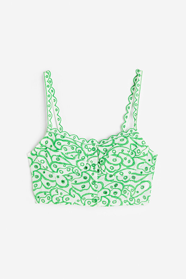 Nakış İşlemeli Kısa Üst - 1