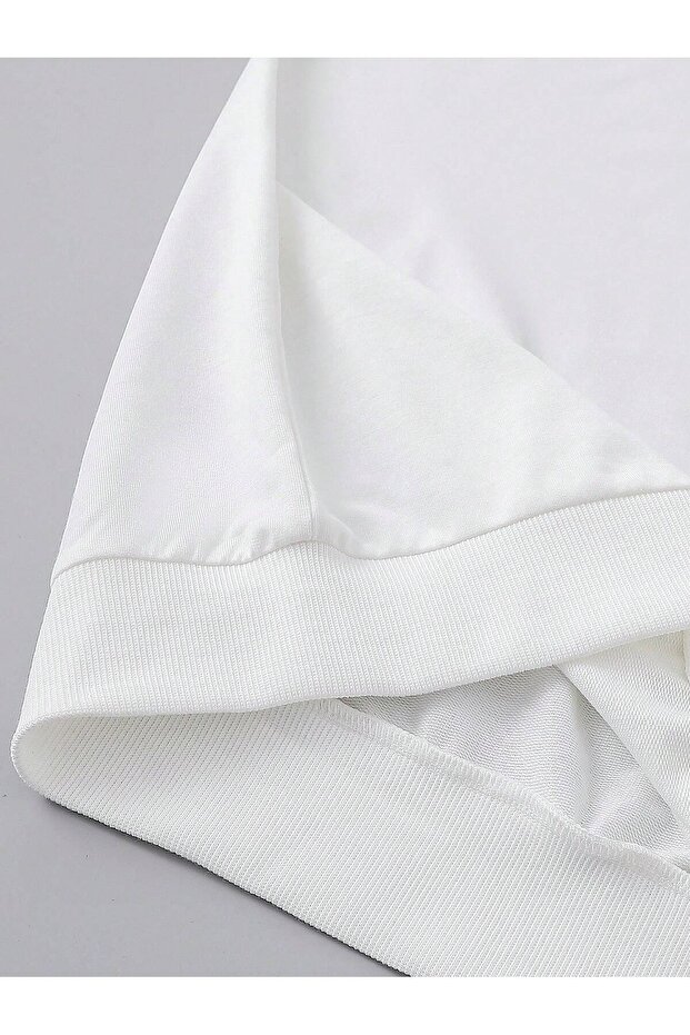 Baskılı swetsher eşofman alt üst Takımı - 5