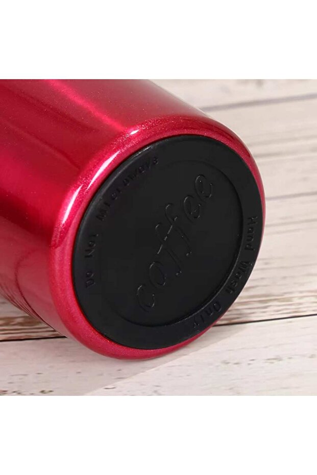 500 ML SİYAH RENK PASLANMAZ ÇELİK TERMOS - 3