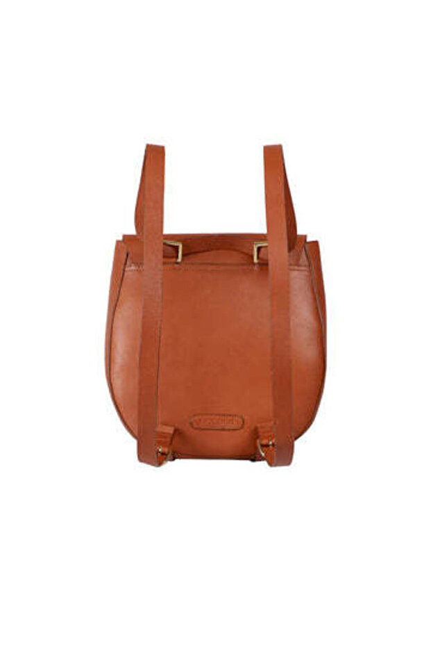 حقيبة ظهر Rebel 02 – جلد بني ريفي، أنيقة وعملية - 3