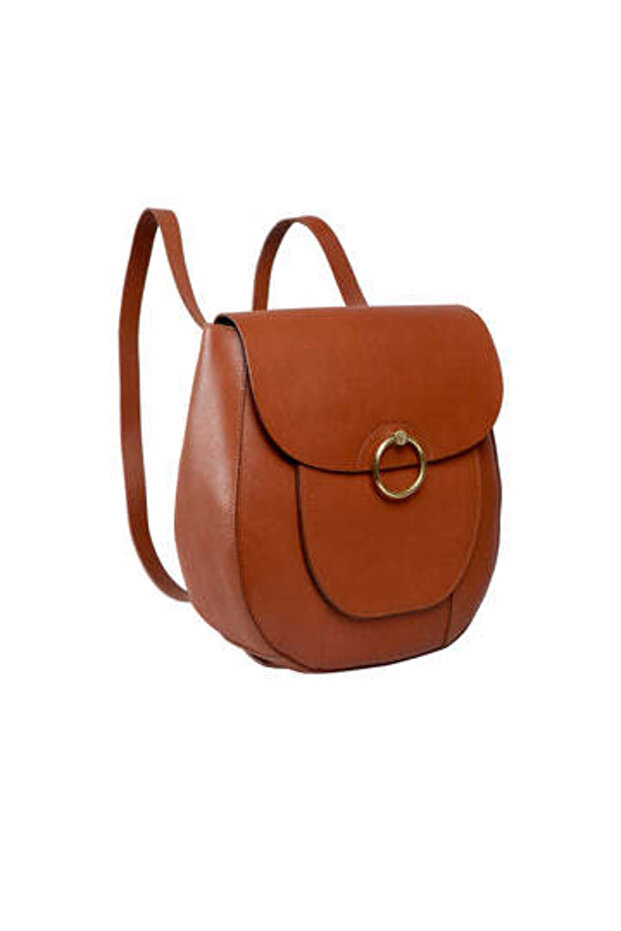 حقيبة ظهر Rebel 02 – جلد بني ريفي، أنيقة وعملية - 2