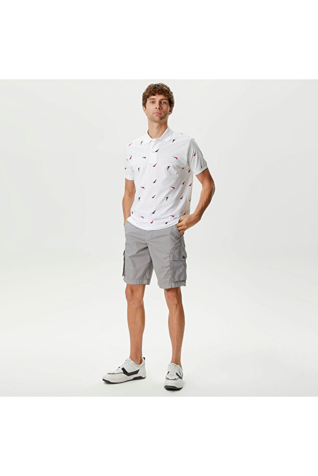 Erkek Gri Bermuda - 1