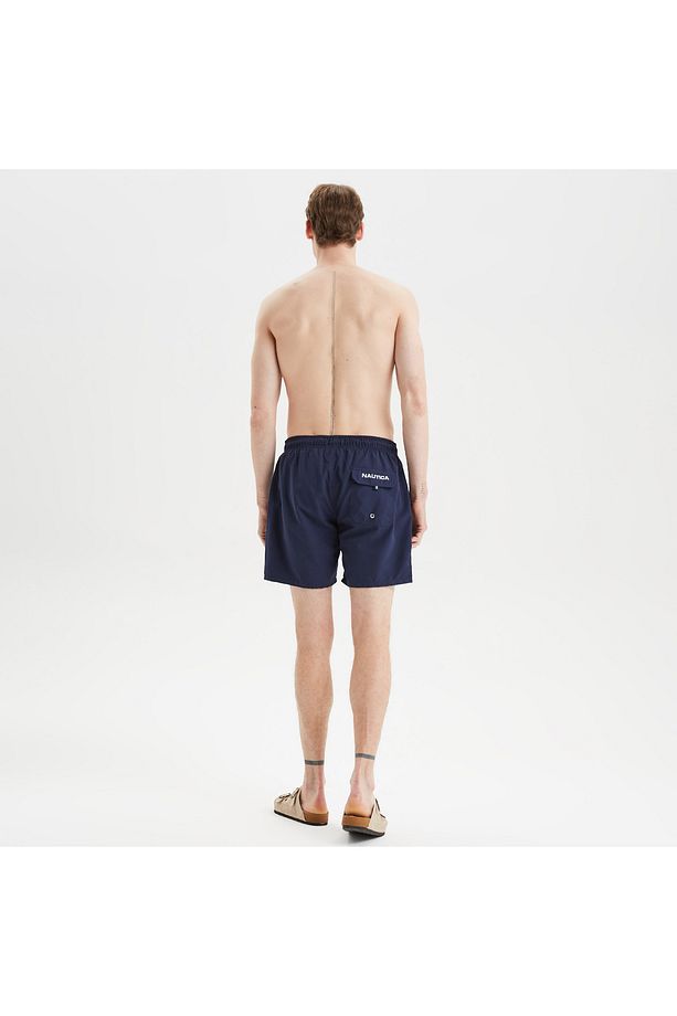 Erkek Lacivert Regular Fit Deniz Şortu - 3