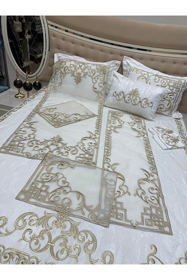 SÎM Sarma Maraş İşi Salon Set - 3