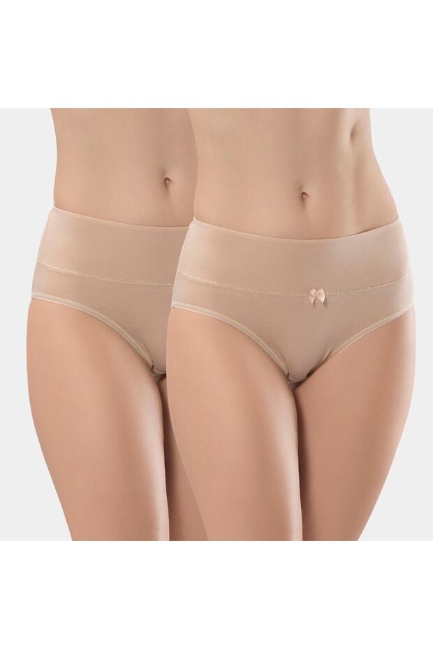 Türen Women's Lycra Panties (Pack of 2) 964/Skin