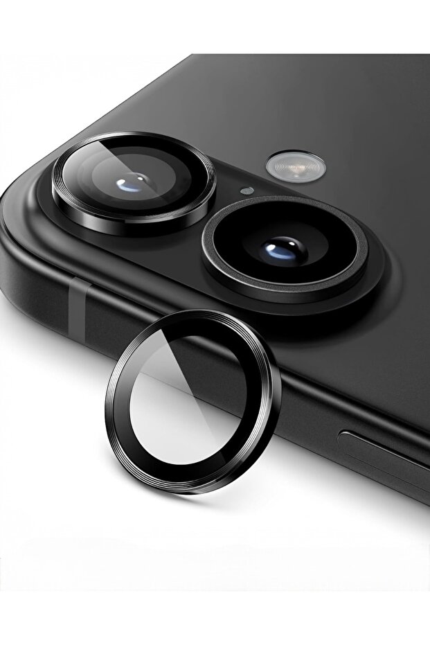 Glass Sapphire Camera Lens Protector with iPhone 16 - 16 Plus Compatible Attachment