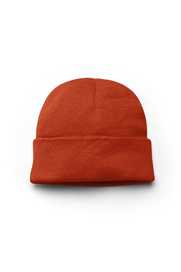 قبعة صوف قطنية شتوية أساسية قابلة للطي للجنسين - 1