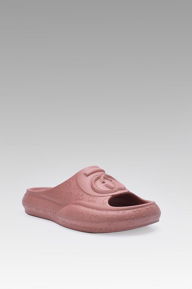 Kadın Gül Kurusu Gc Faylon Terlik 4cm BYNDFAY2091 - 5