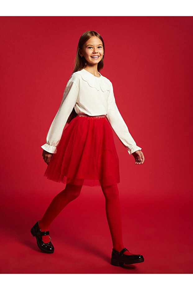Lw - Girl's Tutu Skirt with Elastic Waist