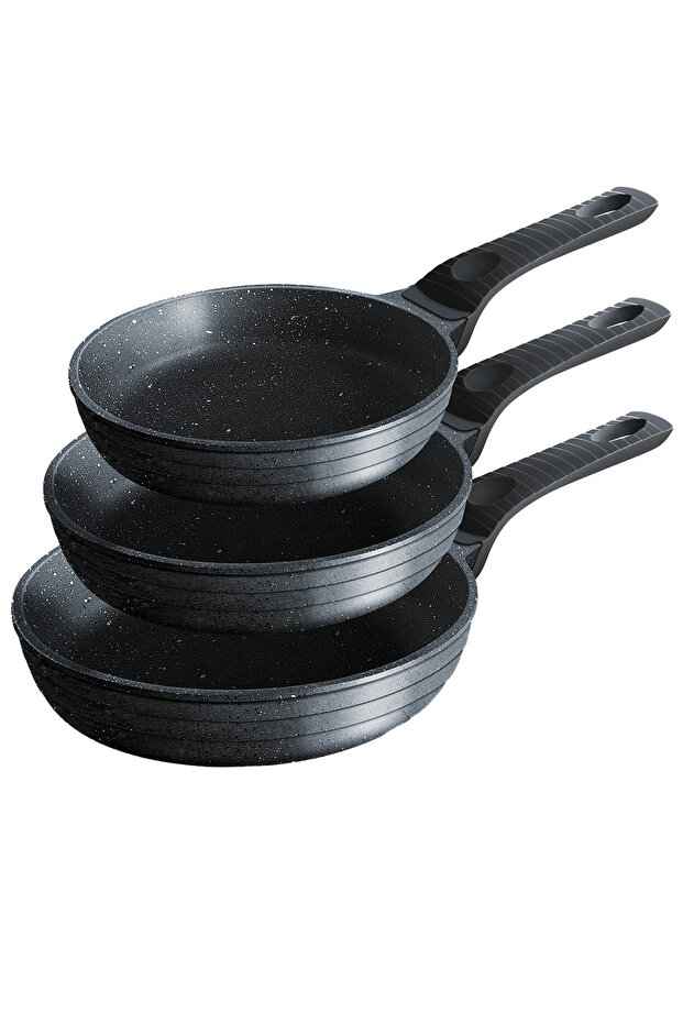 POLENTA Döküm Tava Seti (20-24-28 CM)