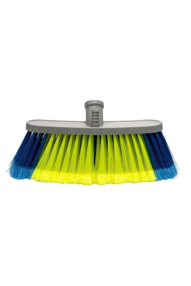 Car Brush +120 cm 3-Piece Handle - Car Wash Brush, Car Brush with Hose Connection (Color According to Stock Availability)
