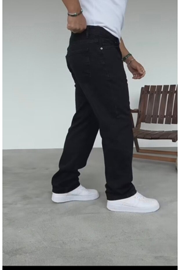 Men's Black Baggy Jeans