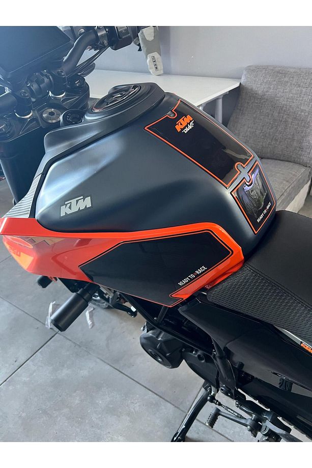 Ktm Duke 250 2024 Turuncu SiyahTank Pad Set Redline Grafik - 4