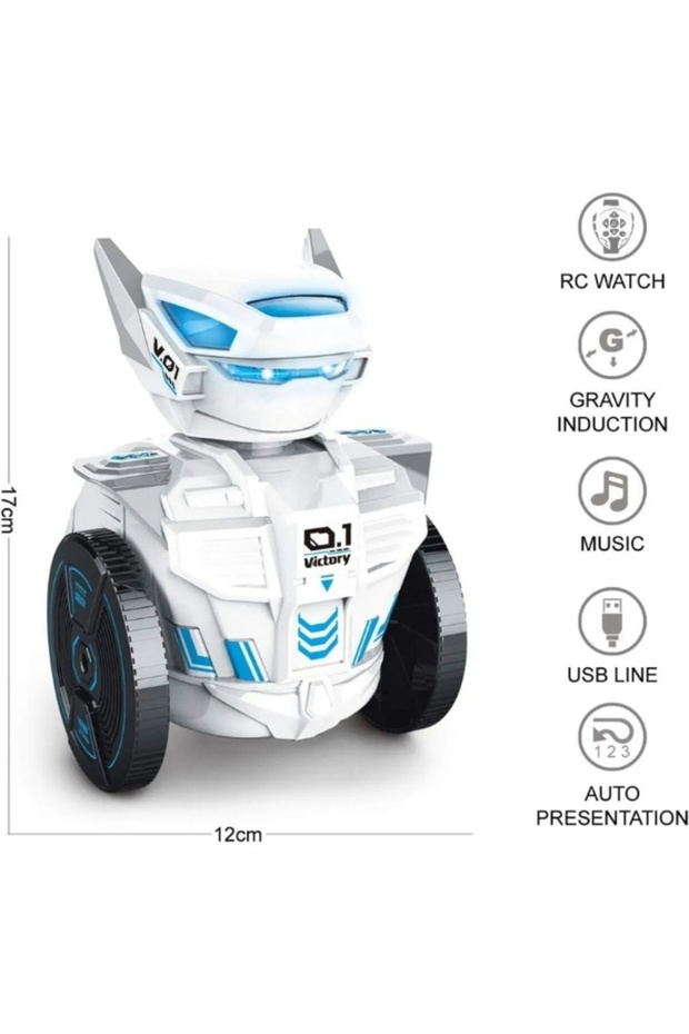 Saat Kumandalı Hareket Sensörlü Kendin Yap Robot Eğitici Yapı Mühendislik Oyuncağı Çocuk Bilim Seti - 4