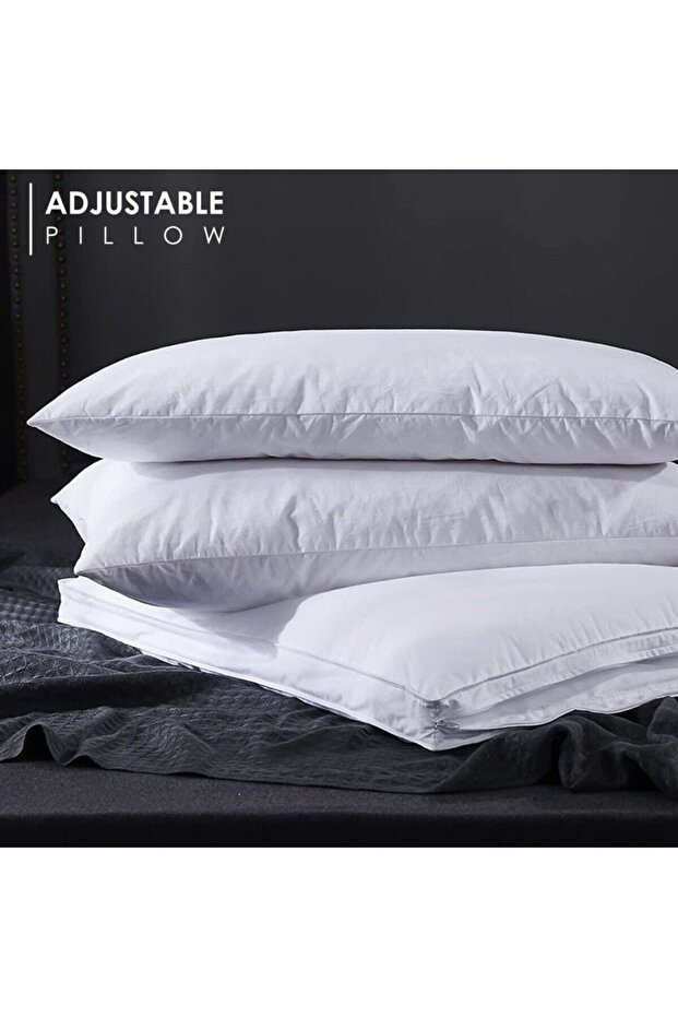 وسادة قابلة للتعديل | ارتفاع قابل للتعديل | أبيض - 2