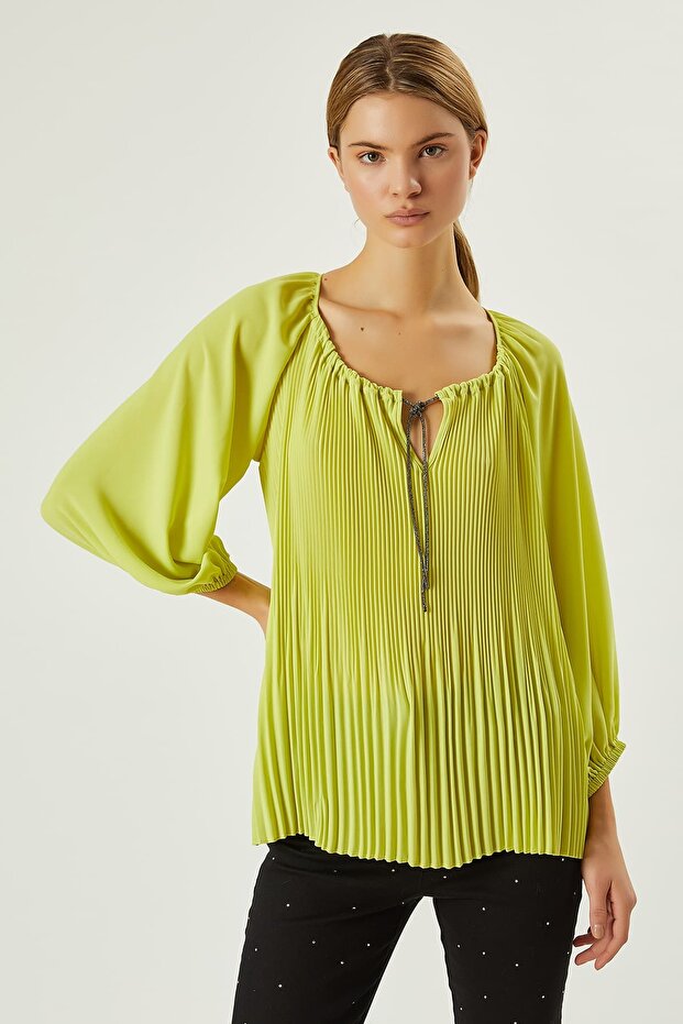 Pliseli bluz - 1