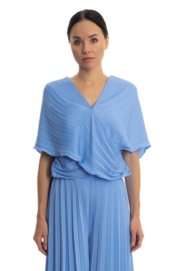 Pliseli anvelop bluz - 1