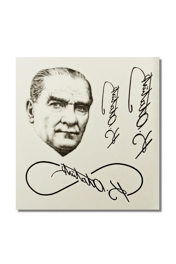 Geçici Dövme Atatürk ve Atatürk İmzası - 4