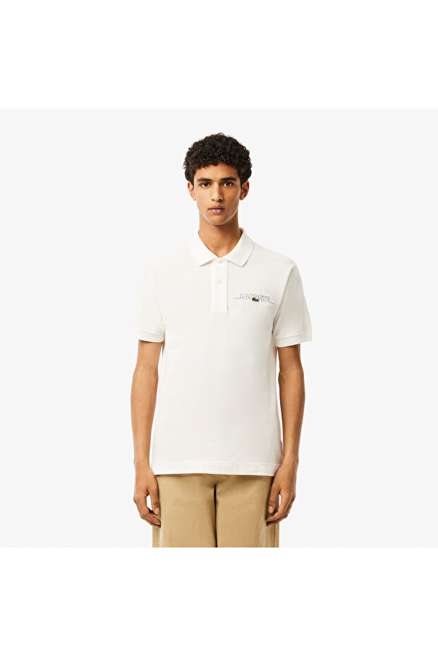 Men's Classic Fit White Polo