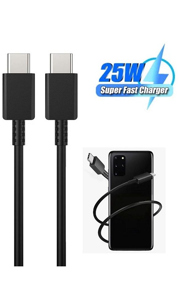 Samsung Galaxy S20 S20 Fe S21 S22 S23 S24 Ultra Uyumlu Type-c Hızlı Şarj Kablosu - 1