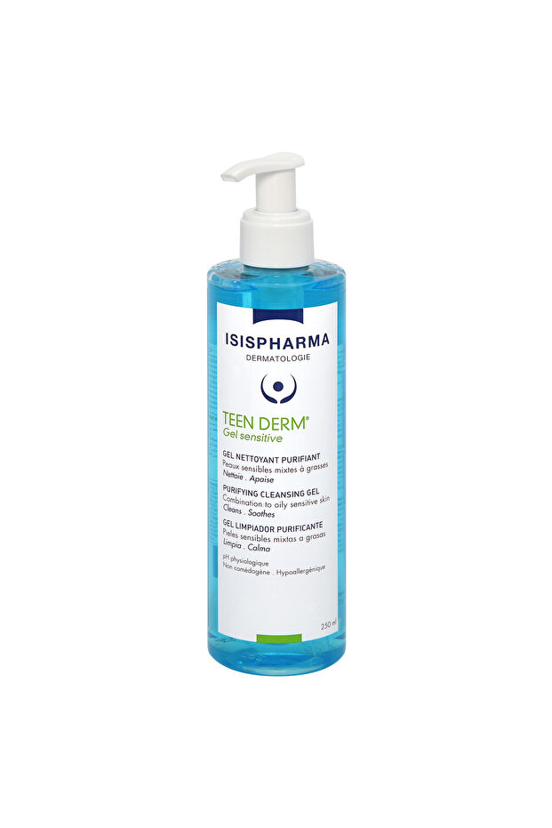 Pharma Teen Derm Gel Sensitive Cleansers Gel, 250ml