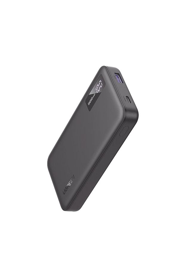PowerBank Çift Yönlü Hızlı Şarj USB-C Portu ve USB Portu 10000mAh - Siyah - 1