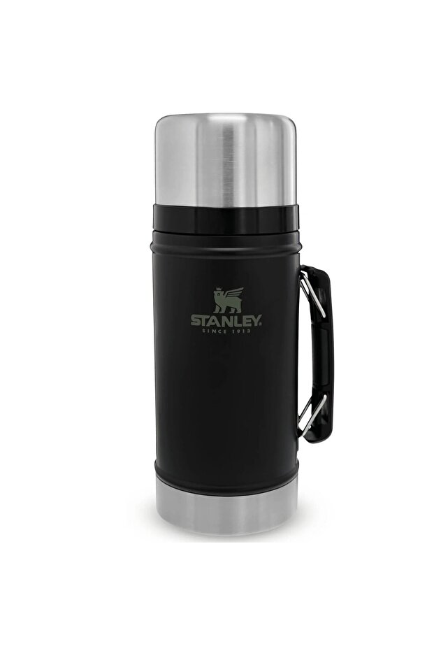 Black Classic Food Thermos - 0.94 Lt