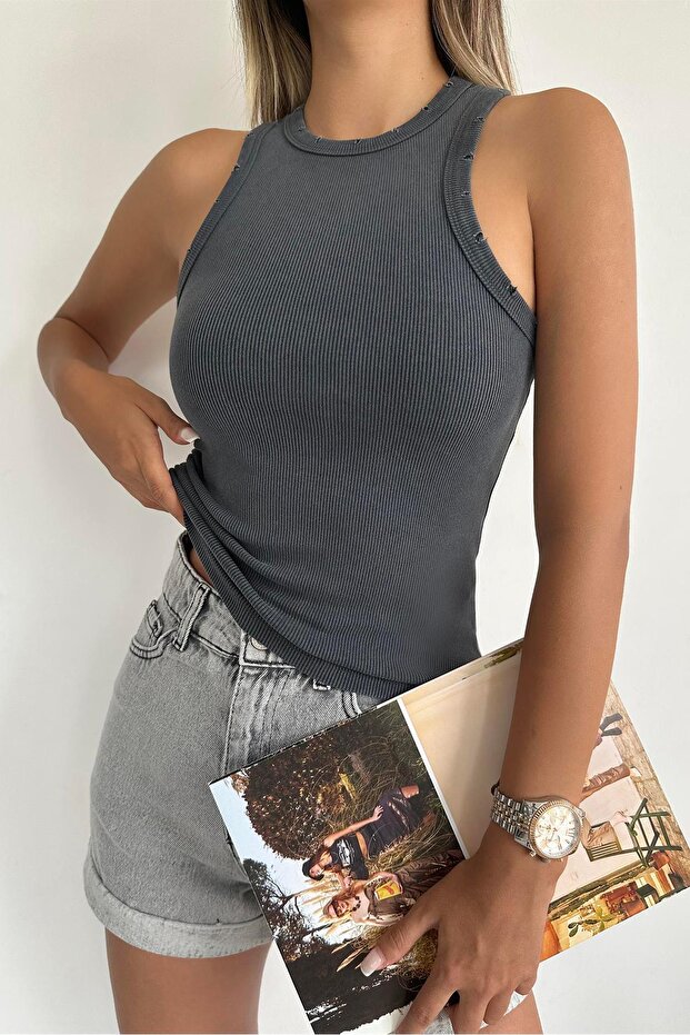 FOLDED SHORTS GRAY - 2