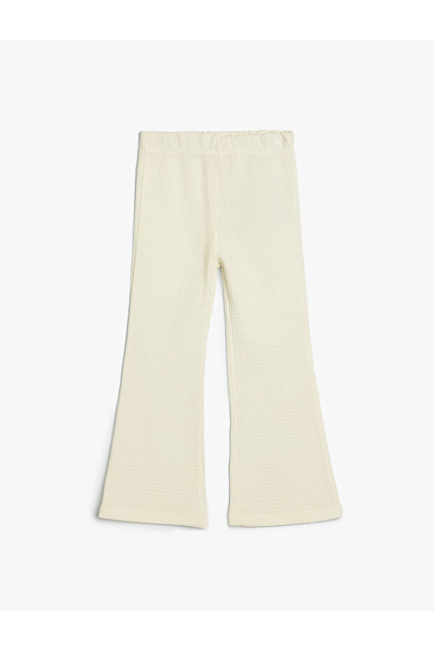 Basic Leggings with Spanish-Style Ribbed Hem