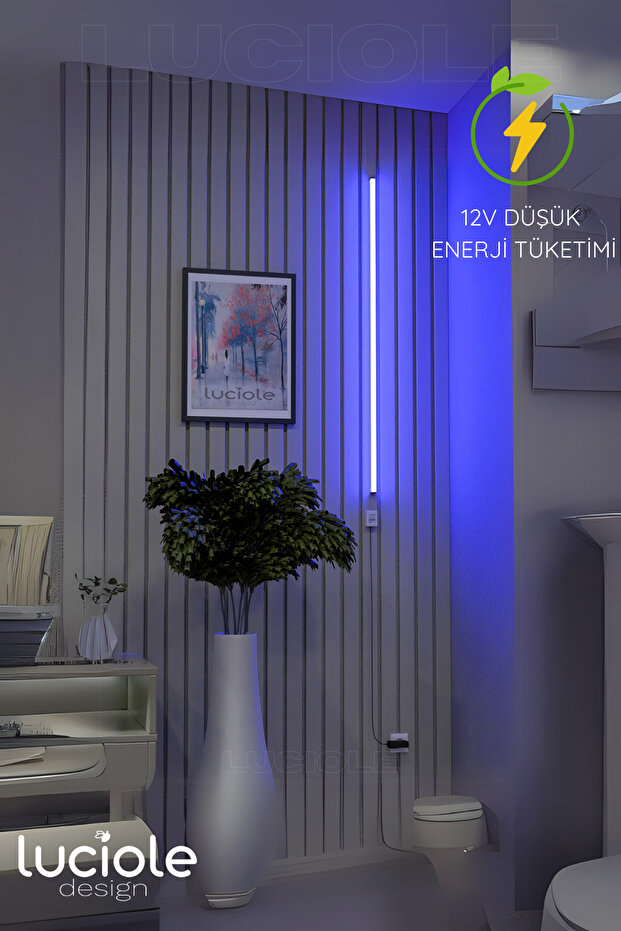 Uzaktan Kumandalı Led Lambader - Yatak Üstü, Tv Yanı ,oturma Odası Çok Renkli Rgbledlight - 4