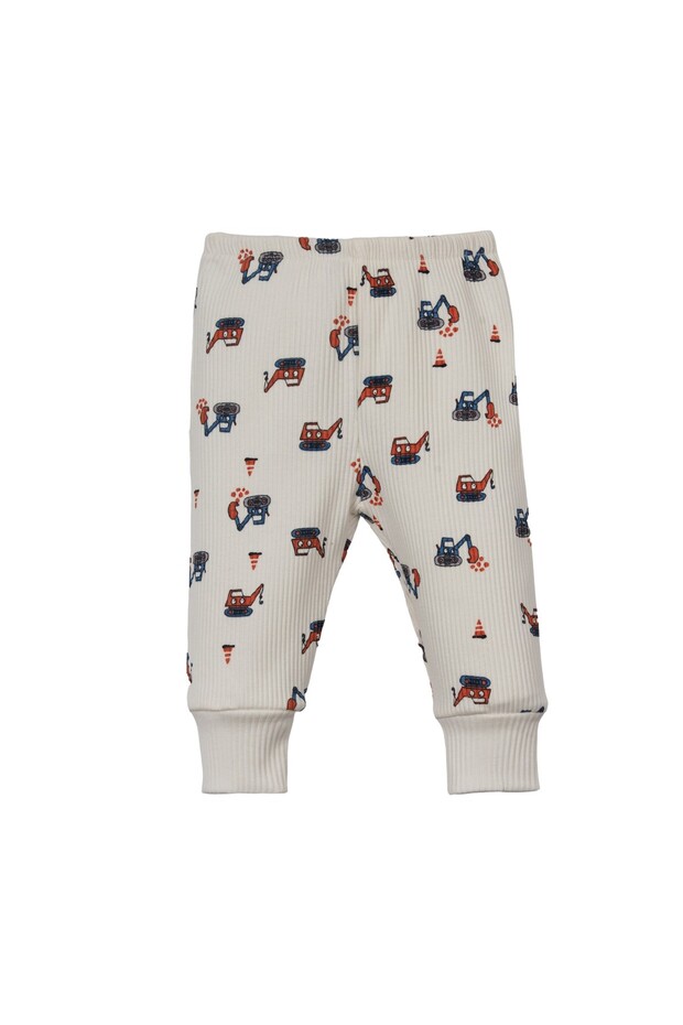 Erkek Bebek %100 Pamuk Alt Pantolon 3'sü Set - 3