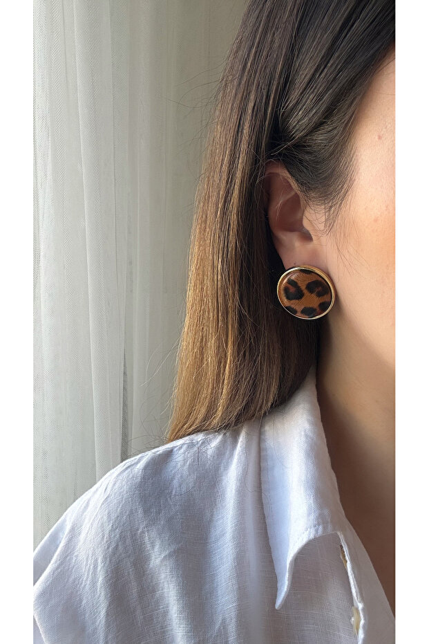 ÇELİK LEOPAR KÜPE - 1