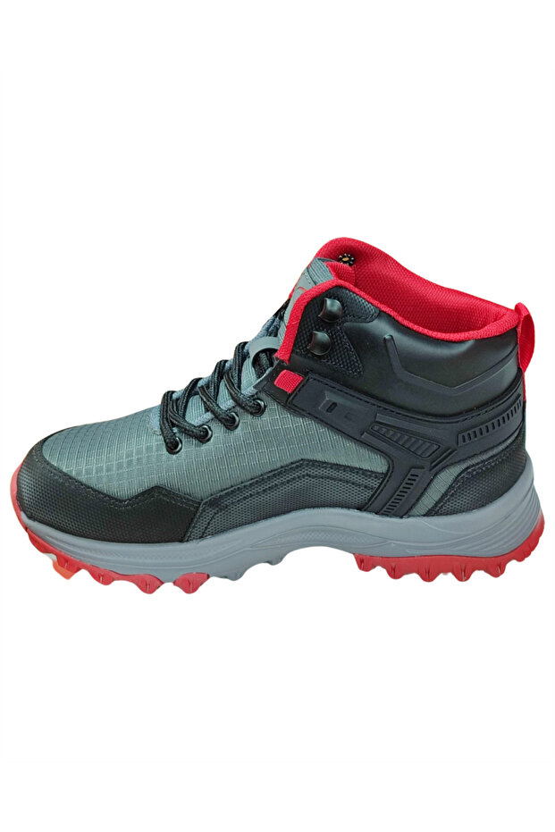 M.P. 232-1303 ZN (36-40) Gri-Kırmızı Bot - 2