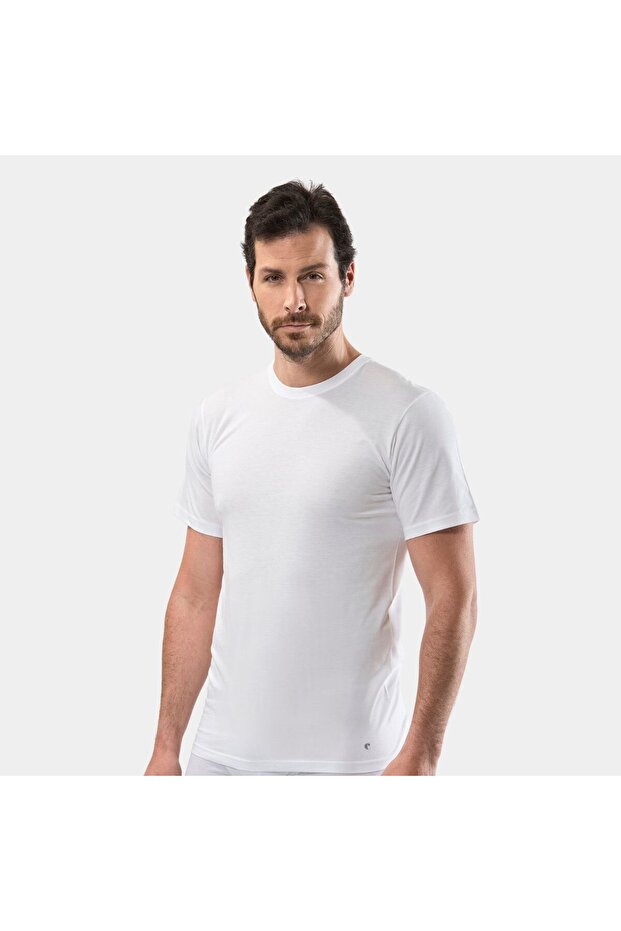 - قميص داخلي برقبة على شكل حرف O (مفتوح) - 2