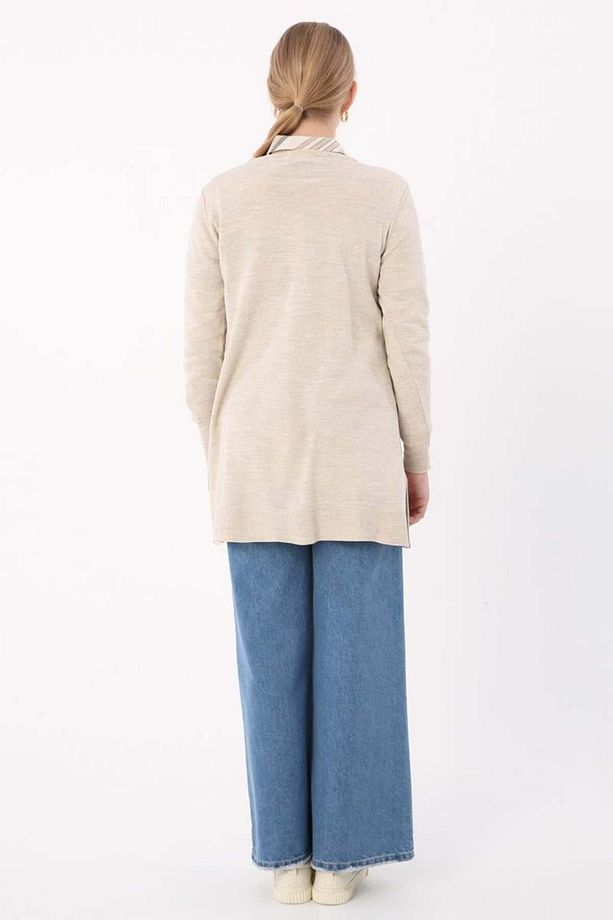 Taş-Bisiklet Yaka Triko Tunik - 4