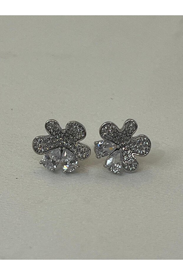 Xuping Jewelry Flower Steel Earrings