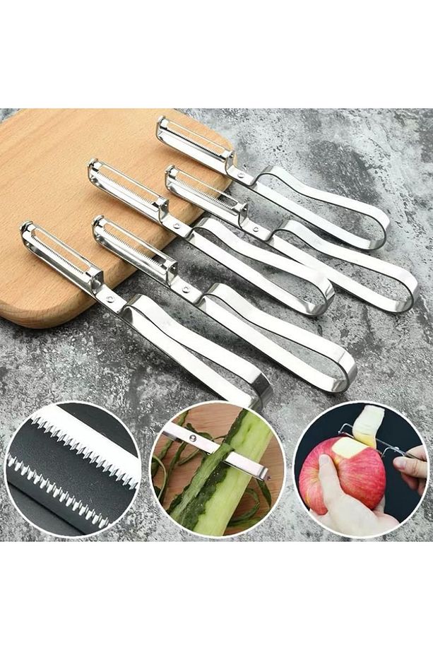Lüks Yan Soyacak & Sebze Domates Patates Soyacağı & Paslanmaz Çelik Soyacak - 2