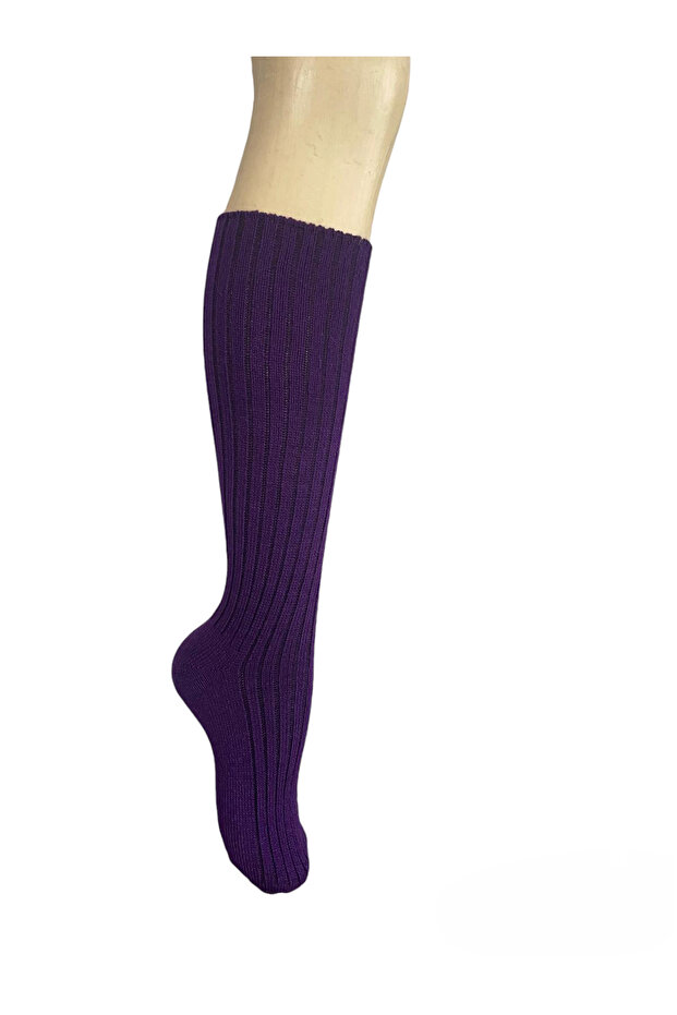 Uzun Yün Bot Çorabı - 1