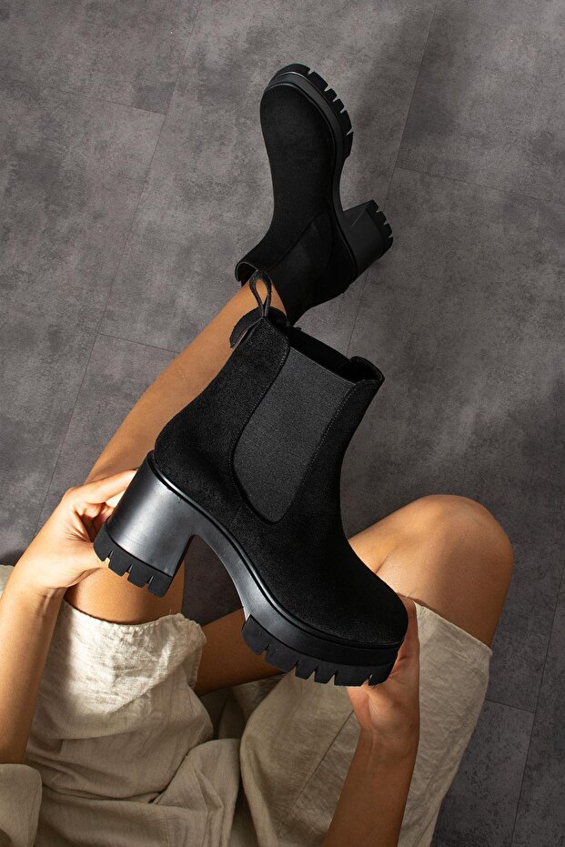 Merlin Siyah Süet Bot - 3