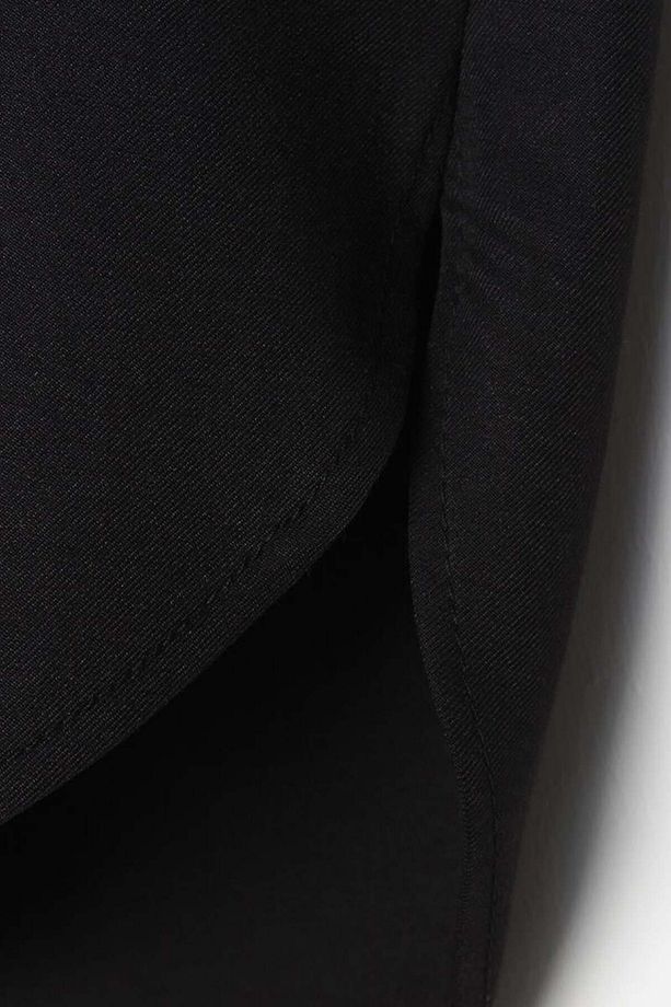 Siyah-Oversize Basic Gömlek - 5